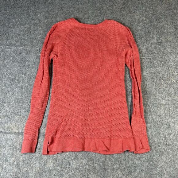 Marine Layer Women's Small Coral Sofia Sweater Long Sleeve Pullover Open Knit - Picture 5 of 7